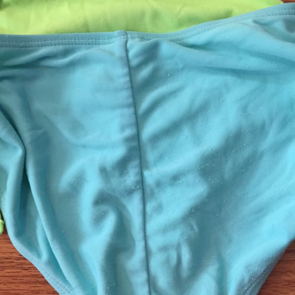 Justice Florescent girls bathing suit Sz 8 - Picture 3 of 6
